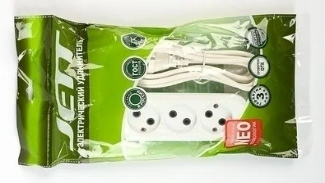 Сетевой удлинитель Джетт, 3 розетки (2200 Вт, 3 м)