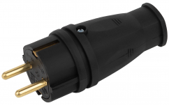 С заземлением VX11-R-IP44 вилка с кольцом угловая