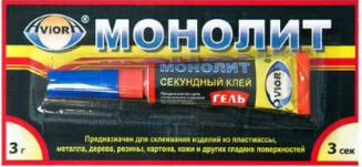 Супер-клей Монолит, 3гр мульти карта, в коробке 144 уп
