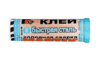 Клей-холодная сварка MASTIX Быстрая сталь, 55 г, 24 шт