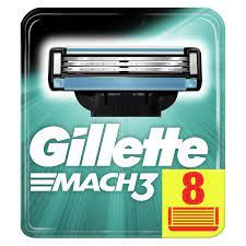Кассеты для бритья сменные Gillette "Mach 3", 8шт