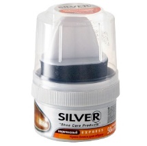 Крем - блеск для обуви Silver, 12 шт
