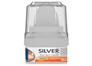 Крем - блеск для обуви Silver Бесцветный, 12 шт