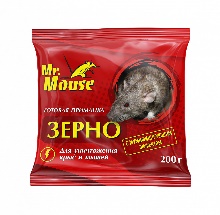 Mr.Mouse зерновая приманка от мышей и крыс 200г в пакете