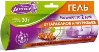 Гель от тараканов и муравьев Прошка Домовой шприц 30г