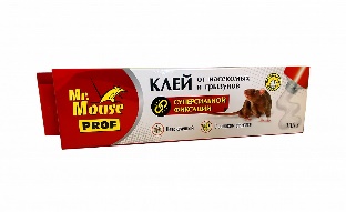 Mr.Mouse клей PROF от насекомых и грызунов 135 гр