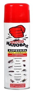 Аэрозоль без запаха от ползающих и летающих насекомых НАПОВАЛ 600г