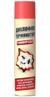 Дихлофос Терминатор Универсал от всех типов насекомых 600мл 468 гр