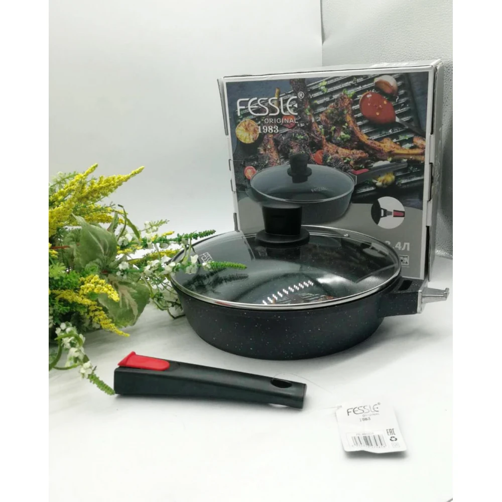 Сковорода глубокая FESSLE диаметр, 3.4л, FE-XB0228