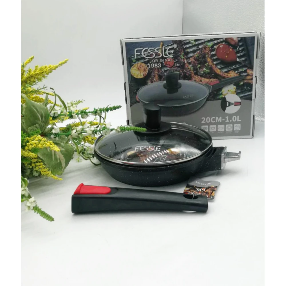 Сковорода FESSLE с съемной ручкой диаметр, 1л, FE-XB0120