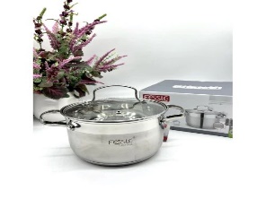 Кастрюля нерж. 4.9 л Fessle F-01313