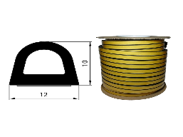 Уплотнитель коричн 10-12 ср,, 5 кор