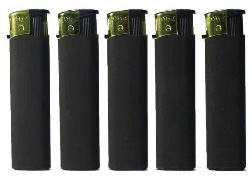 Зажигалка СL-01 (04) черные, 50 шт
