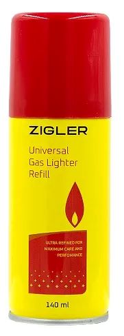Газ для заправки зажигалок 140мл ZIGLER